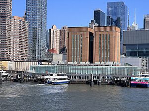 West Midtown Ferry Terminal from the water