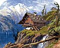 Where the bleak Swiss their stormy mansions tread