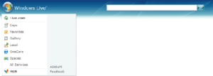 Windows Live Header old