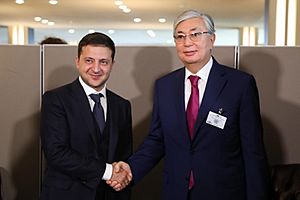 Zelenskyi and Tokaev