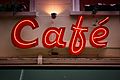 028 Cafe sign free photo - Cafe neon - Creative Commons Attribution