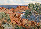 Agay by Jean-Baptiste Armand Guillaumin, Bass Museum of Art
