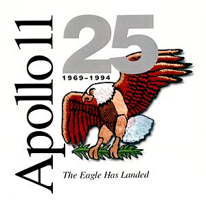 Apollo 11 25th anniversary logo (S93-40314)