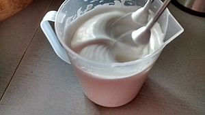 Aquafaba from White Beans Whipped 1
