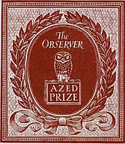 Azed Prize Bookplate (Reg Boulton design)