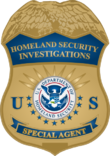 HSI Special Agent badge