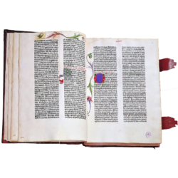Biblia Gutenberg o 42 líneas. Facsímil de la Biblia de Gutenberg de Burgos. Vicent García Editores