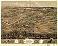 Bird's eye view of the city of Mexico, Audrian Co., Missouri 1869. LOC 73693484