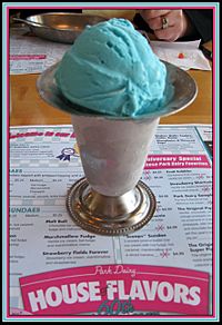 Blue moon ice cream 1