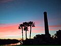 Chimney park sunset