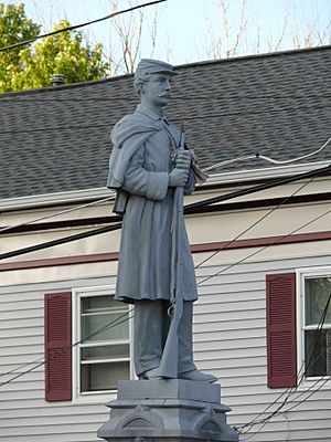 Civil war memorial Olcott Beach