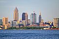 Cleveland skyline from Lakewood Park, June 2024