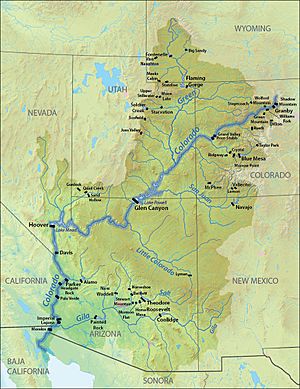 Colorado river dams
