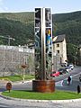 Columna de la Plaça de l'Auditori Nacional d'Andorra