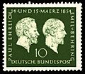 DBP 1954 197 Paul Ehrlich und Emil Behring