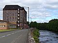 Deanston Distillery and River Teith