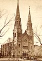 Dr. Hutton's Church on Second Avenue, from Robert N. Dennis collection of stereoscopic views crop