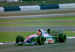 Eddie Irivne - Jordan 194 at the 1994 British Grand Prix (32162302350)