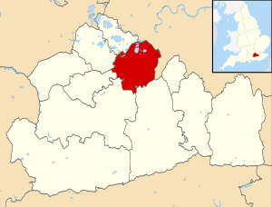 Elmbridge UK locator map