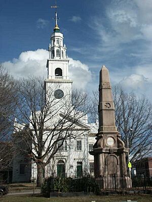 First parish and soldiers monument 2002