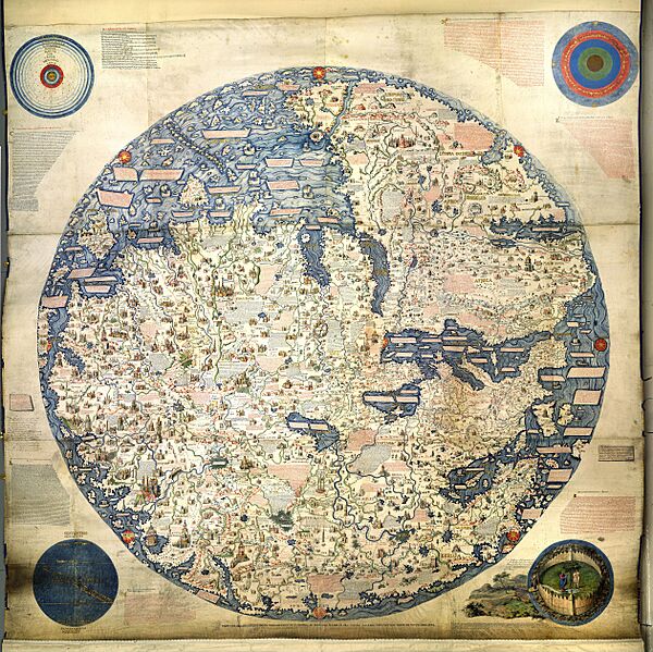 Fra Mauro World Map, c.1450 (1806 copy)