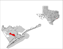 Location of La Marque, Texas