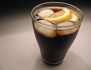 Glass cola