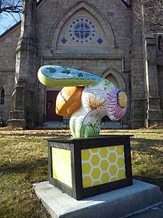 Greenfield Bee Sculpture "My Name is Life"