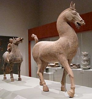 Han Dynasty ceramic prancing horse