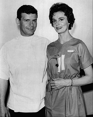 Harry Landers Bettye Ackerman Ben Casey 1961.JPG