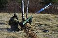 Javelin of 2nd Battalion, 503rd Infantry Regiment, 173rd Airborne Brigade, Exercise Rock Sokol at Pocek Range in Postonja, Slovenia, March 9, 2016