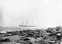 Shipwrecked off Torquay in 1884
