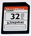 Kingston Multi Media Card 32MB front 20040702
