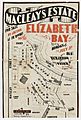 Macleay's Estate - Elizabeth Bay - Onslow Ln, Billyard Ln, Ithaca Rd, Macleay St, Elizabeth Bay Rd, 1882