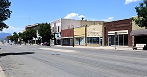 Montpelier, Idaho, downtown view.