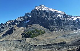 Mount Aberdeen from Plain of 6 Glaciers