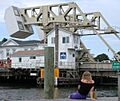 Mystic River Bascule Bridge in Mystic, Connecticut
