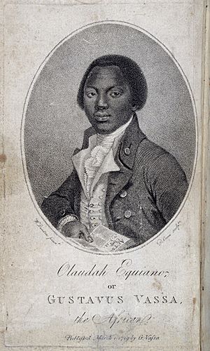 Olaudah Equiano - The interesting Narrative of the Life of Olaudah Equiano (1789), frontispiece - BL