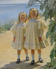 P S Krøyer 1897 - Døtrene Benzon