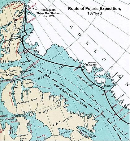 Polaris Expedition route