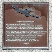 RAF North Coates Strike Wing War Memorial (SE plaque) - Cleethorpes
