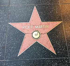 Ricky Martin Walk of Fame