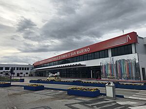 Rimini airport terminal 2018