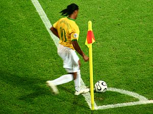 Ronaldinho corner brazil