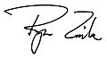 Ryan Zinke's signature