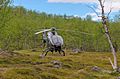 SE-JJF Airbus EC 120B Colibri helicopter operated by Fiskflyg in Sarek National Park (DSCF1087)