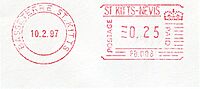 Saint Kitts and Nevis stamp type B2