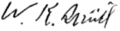 Signature of William Russell Smith