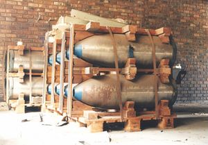 South African nuclear bomb casings