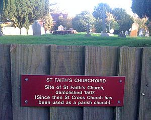 St Faiths churchyard Winchester 2011 gate